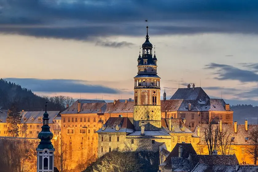 A Krumlovi Vár Český Krumlovban